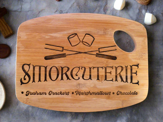 "Smorecuterie" Wood Cutting Board